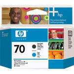 HP 70 Matte Black and Cyan Printhead (HP Designjet Z5200/Z2100 only)