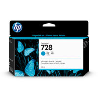 HP 728 Cyan 130ml Ink Cartridge (F9J67A)