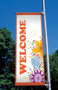 24" x 36" 18 oz. Opaque Material Boulevard Single-Sided Banner