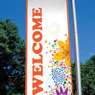 24&quot; x 36&quot; 18 oz. Opaque Material Boulevard Single-Sided Banner - 24" x 36" 18 oz. Opaque Material Boulevard Single-Sided Banner