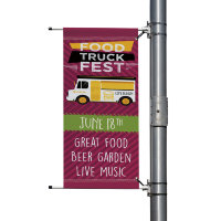 24" x 36" 18 oz. Opaque Material Boulevard Double-Sided Banner