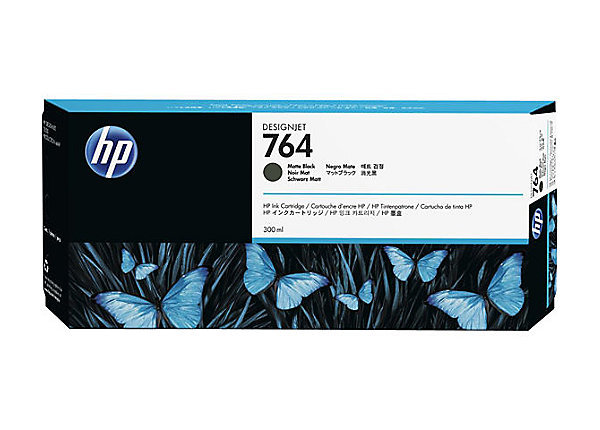 HP 764 300-ml Matte Black Designjet Ink Cartridge