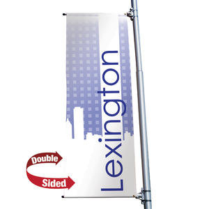 24" x 60" 18 oz. Opaque Material Boulevard Double-Sided Banner