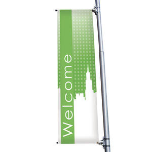 24" x 72" 18 oz. Opaque Material Boulevard Single-Sided Banner