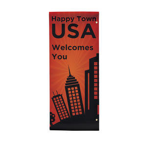 30" x 72" 18 oz. Opaque Material Boulevard Single-Sided Banner