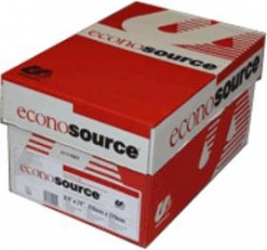 EconoSource Copy Paper White, 20 LB 8.5"X11"