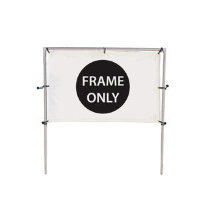 8'W x 5'H In-Ground Single Banner Hardware Only