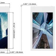 Double-Sided Window Display Series 43"- 55" - Double-Sided Window Display Series 43"- 55"